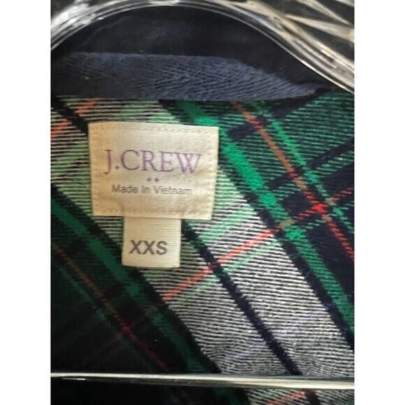 J Crew Womens Buffalo Check Shirt Jacket Popover XXS - Picture 3 of 5